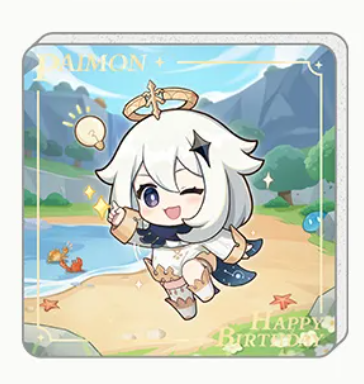 GI Heartfelt Wishes Series Acrylic Fridge Magnet - Paimon (Chinese Version)