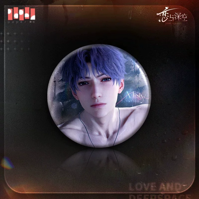 【Love and Deepspace】Translucent Possession Series Tin Badge (Rafayel Ver.)
