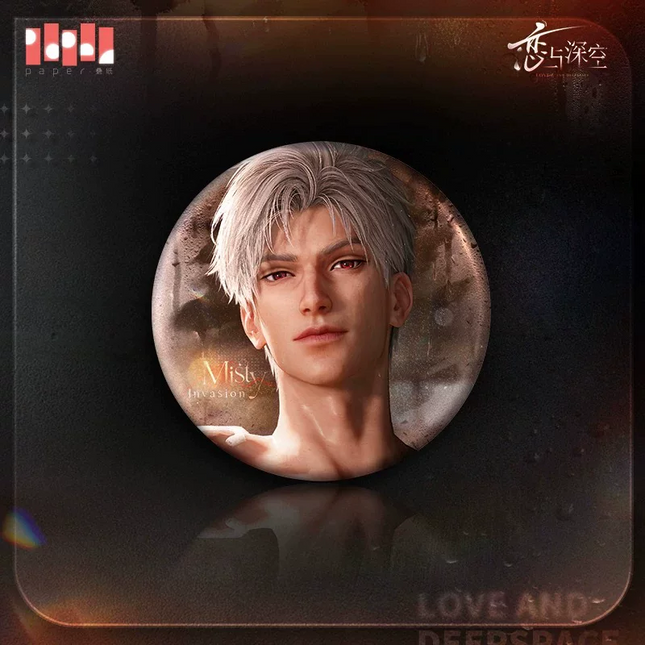 【Love and Deepspace】Translucent Possession Series Tin Badge (Sylus Ver.)