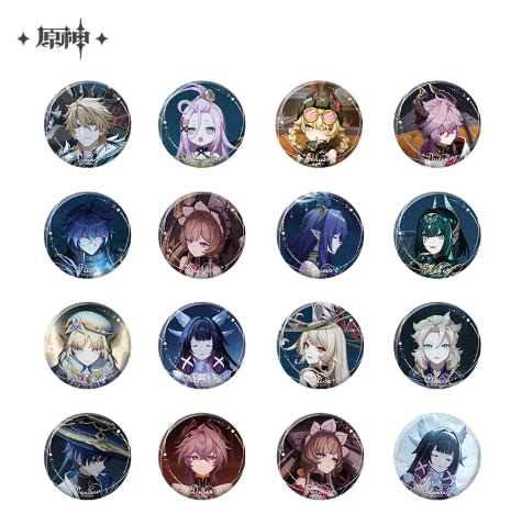 GI Moonlit Ballad of the Night Series Badge (a random style)