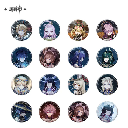 GI Moonlit Ballad of the Night Series Badge (Complete Set)
