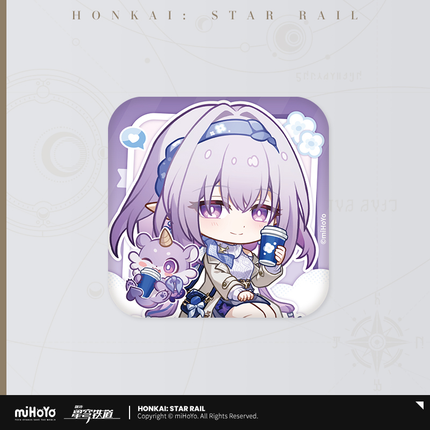 HSR Express Travelogue Series Chibi Tinplate Badge - Castorice