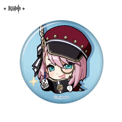 GI Chibi Emotes Series Tinplate Badge Vol. 18 - Charlotte