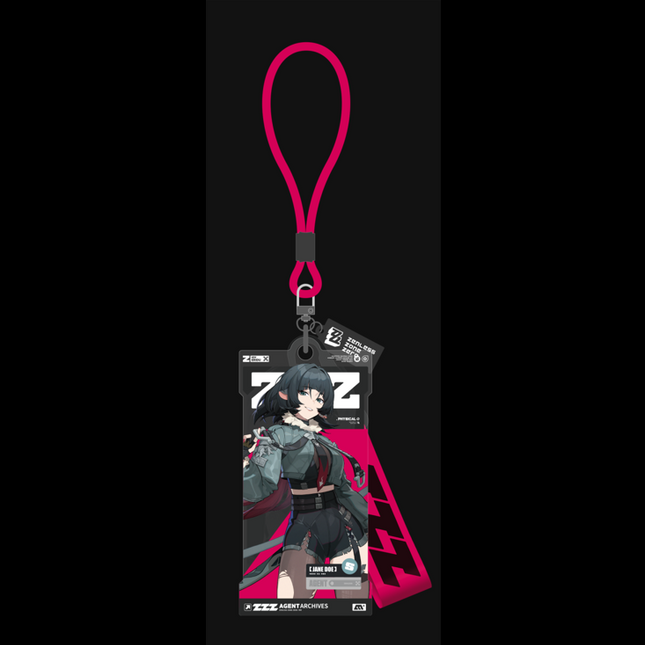 ZZZ AGENT ARCHIVES ACRYLIC AVATARCARD ZENLESS ZONE ZERO-JANEDOE