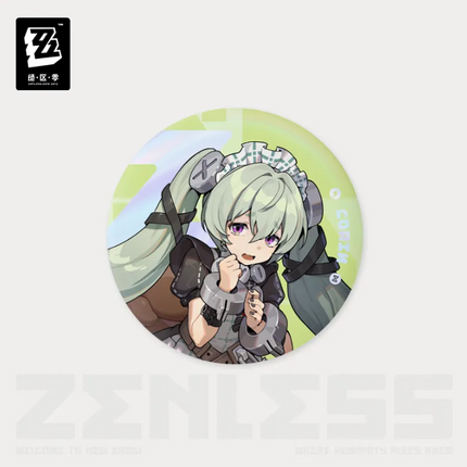 ZZZ Monthly Signal Series: Tinplate Badge - Corin