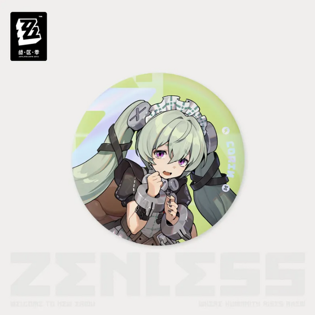 ZZZ Monthly Signal Series: Tinplate Badge - Corin