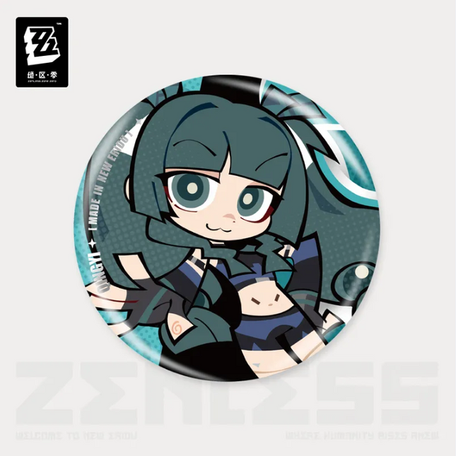 ZZZ Ridu Series Tinplate Badge - Qingyi