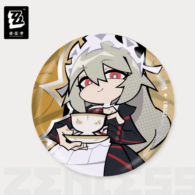 ZZZ Ridu Series Tinplate Badge - Rina