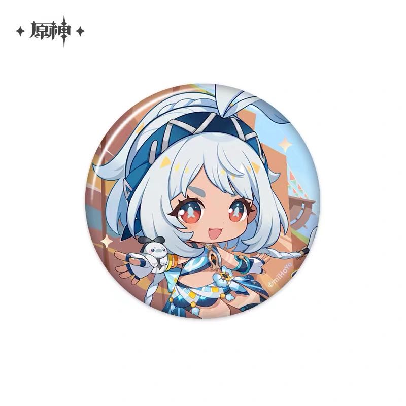 Blaze to Natlan Series Chibi Tinplate Badge - Mualani