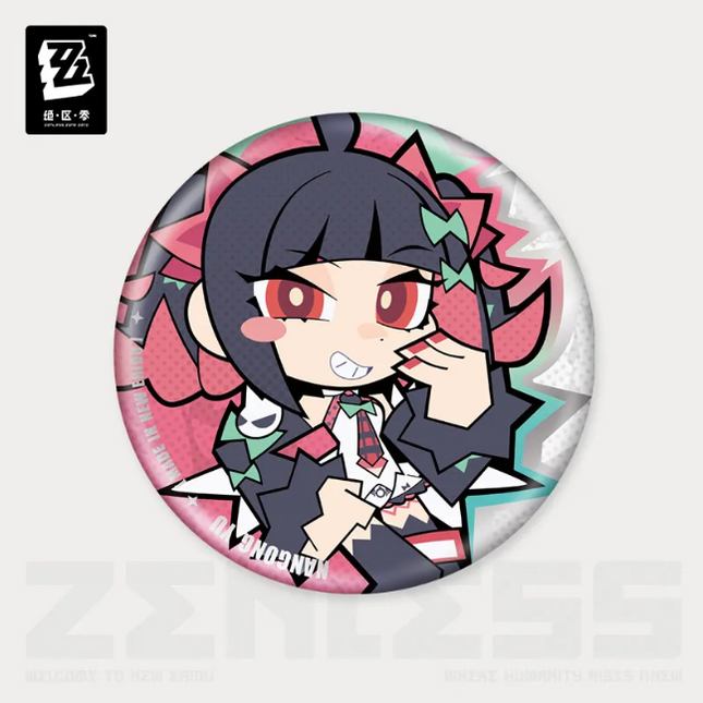 ZZZ Ridu Series Tinplate Badge - Nangong Yu