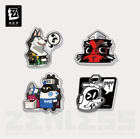 ZZZ Equalizing Series - Acrylic Fridge Magnet Collection - NPCs