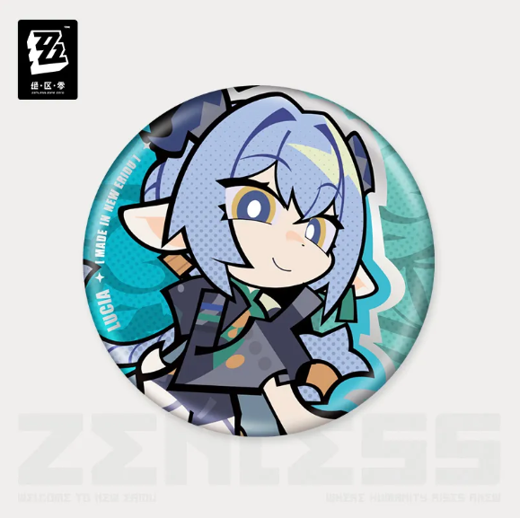 ZZZ Ridu Series Tinplate Badge - Lucia