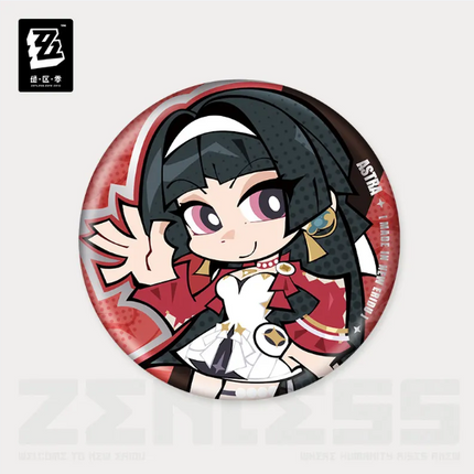 ZZZ Ridu Series Tinplate Badge - Astra