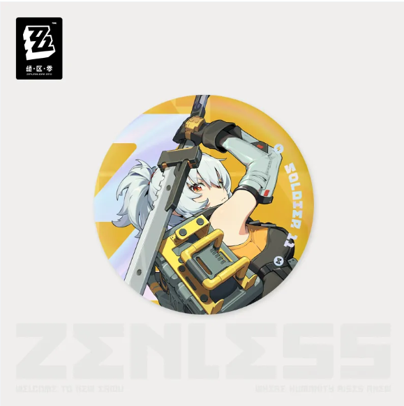 ZZZ Monthly Signal Series: Tinplate Badge - Soldier 11