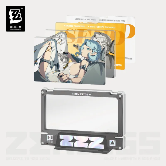 ZZZ Cinema Series: Framed Acrylic Card Set (with Display Frame) - Seed
