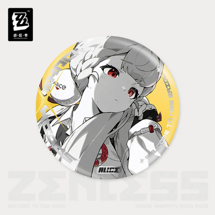 ZZZ Cinema Series: Reflective Badge - Alice