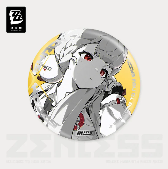ZZZ Cinema Series: Reflective Badge - Alice