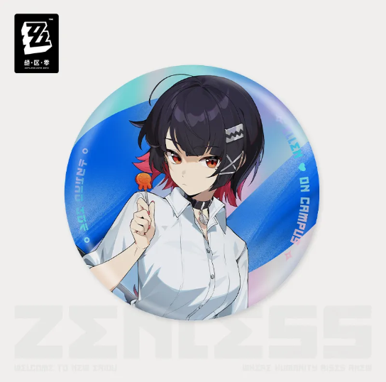 ZZZ Ridu Fashion Series - Tinplate Badge: Ellen - On Campus