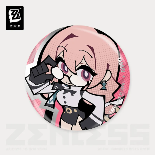 ZZZ Ridu Series Tinplate Badge - Yanagi