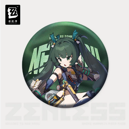 ZZZ Full Display Series: Tinplate Badge - Qingyi