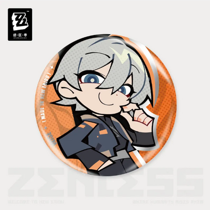 ZZZ Ridu Series Tinplate Badge - Wise