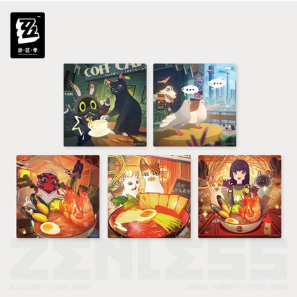 ZZZ Capturing Ridu Series: Collectible Transparent Card Set First Edition - A (5 for each)