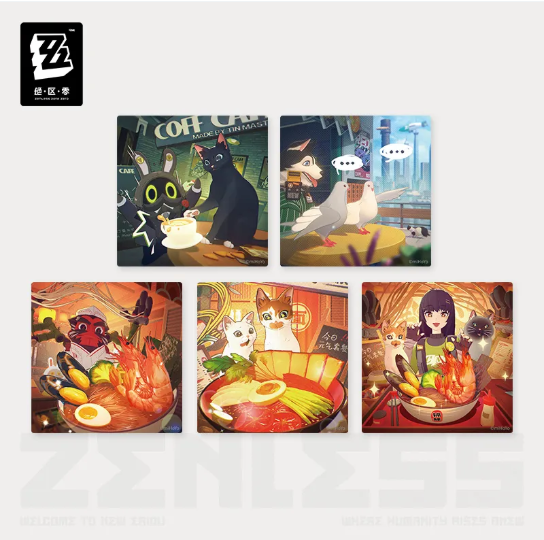 ZZZ Capturing Ridu Series: Collectible Transparent Card Set First Edition - A (5 for each)