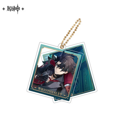 GI Genshin Impact Themed Series Double Layer Acrylic Hangable - Wriothesley