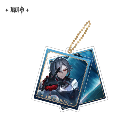 GI Genshin Impact Themed Series Double Layer Acrylic Hangable - Arlecchino