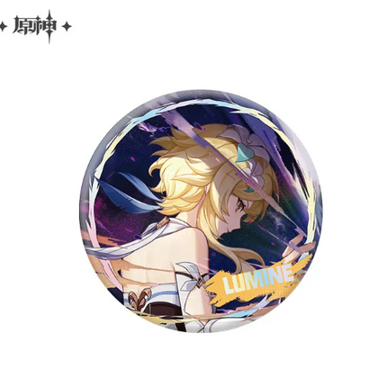 GI Traveler Themed Series Character Badge - Lumine
