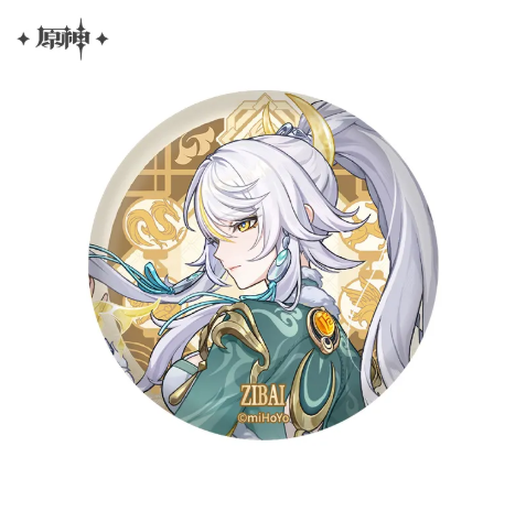 GI Liyue Harbor Themed Series Character Badge - Zibai