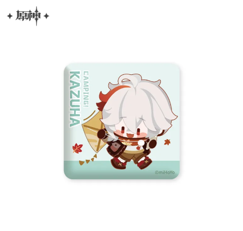 GI Go Camping! Series Square Badge - Kaedehara Kazuha