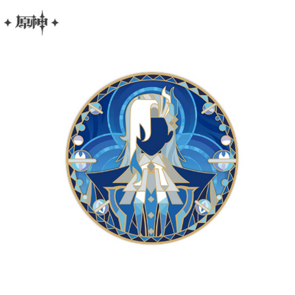 GI Iridescent Invitation Series Rotatable Metal Badge - Neuvillette
