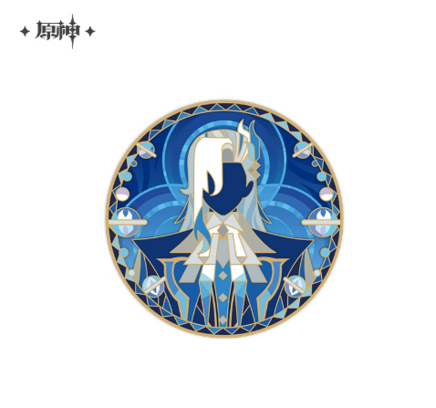 GI Iridescent Invitation Series Rotatable Metal Badge - Neuvillette