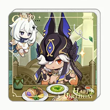 GI Heartfelt Wishes Series Acrylic Fridge Magnet - Cyno (Chinese Version)