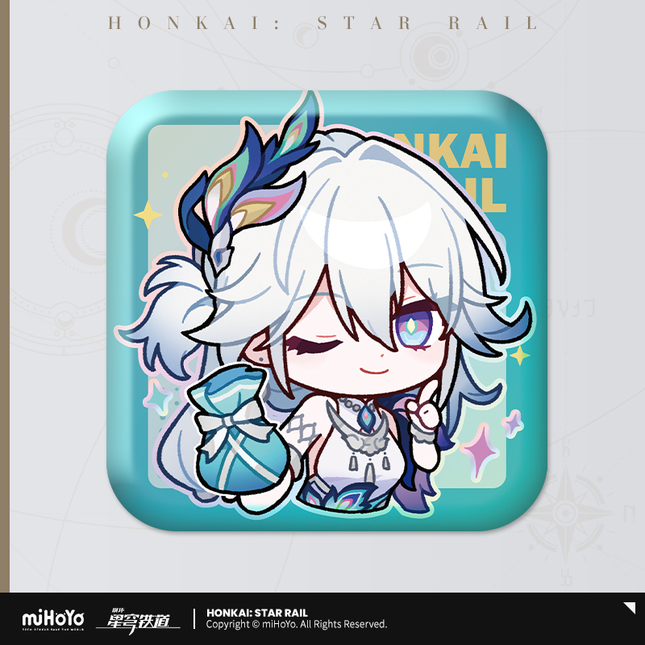 【Honkai: Star Rail】Pom-Pom Gallery Series Tinplate Badge