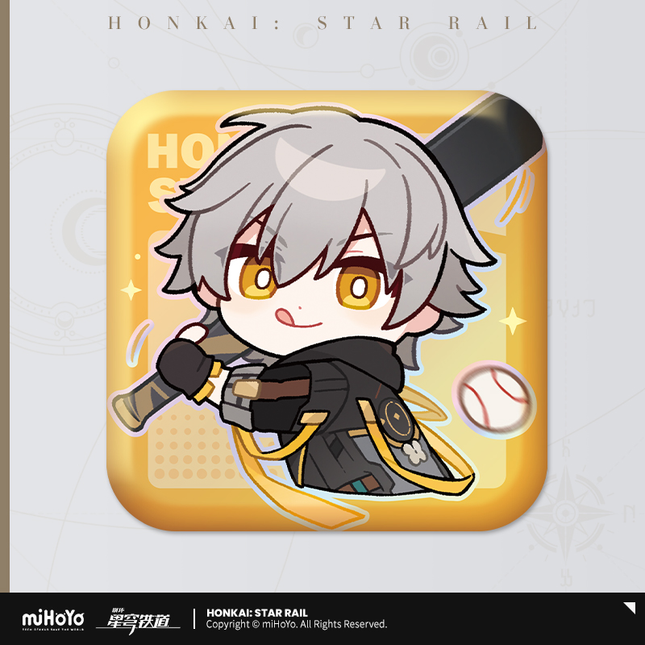 【Honkai: Star Rail】Pom-Pom Gallery Series Tinplate Badge