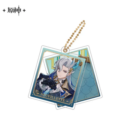 GI Genshin Impact Themed Series Double Layer Acrylic Hangable - Neuvillette