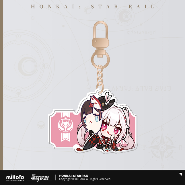 【Honkai: Star Rail】Pom-Pom Gallery Series Acrylic Keychain