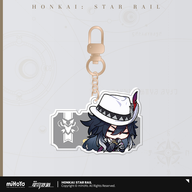 【Honkai: Star Rail】Pom-Pom Gallery Series Acrylic Keychain