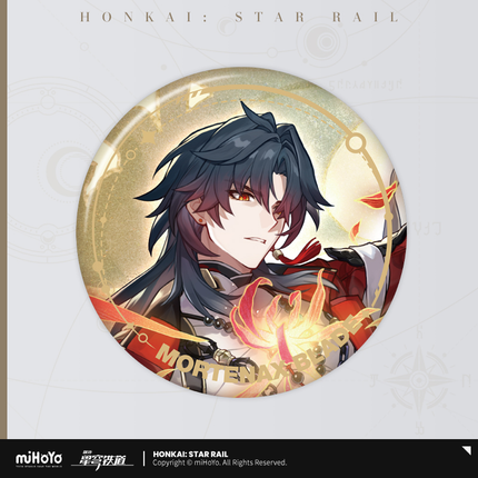HSR Character Portrait Series Tinplate Badge - Mortenax Blade