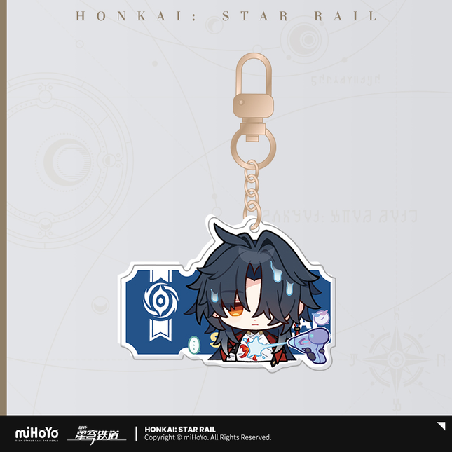 【Honkai: Star Rail】Pom-Pom Gallery Series Acrylic Keychain