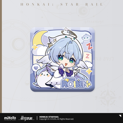 HSR Girls' Dorm Chibi Series Square Badge - Robin