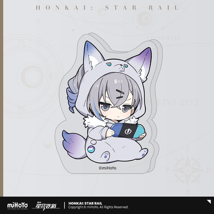 HSR Girls' Dorm Chibi Series Mini Acrylic Stand - Silver Wolf