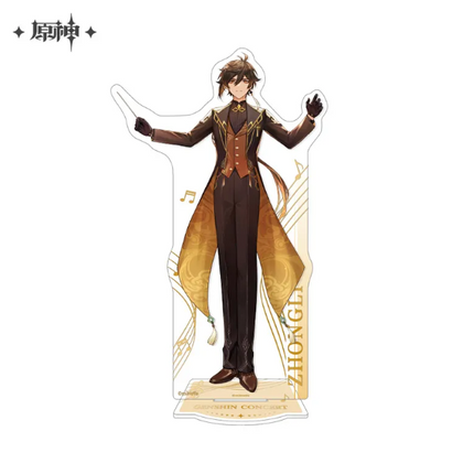GI Genshin Concert 2023 Melodies Of An Endless Journey: Character CD-Style Keychain Charms-Zhongli