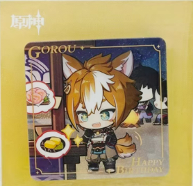 GI Heartfelt Wishes Series Acrylic Fridge Magnet - Gorou (Chinese Version)