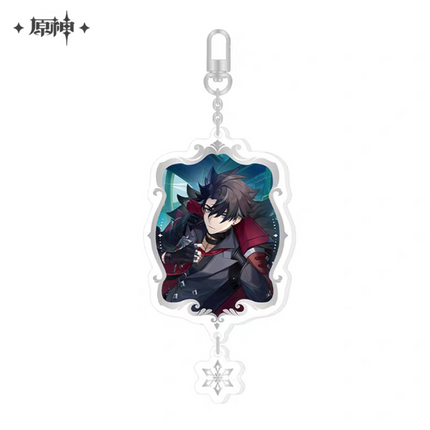 GI Genshin Impact Themed Series Square Badge
"To the Stars Shining in the Depths" (Version A) - Wriothesley