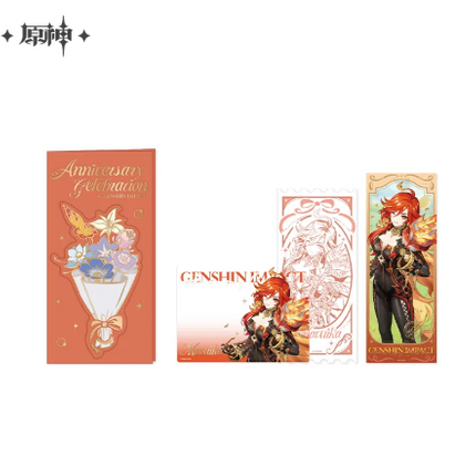 GI Anniversary Celebration Series Character Commemorative Ticket Set - Mavuika