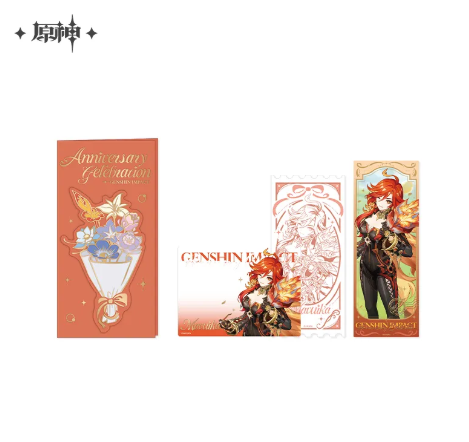 GI Anniversary Celebration Series Character Commemorative Ticket Set - Mavuika