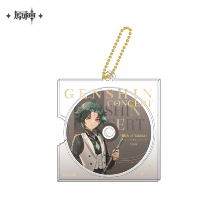 GI Genshin Concert 2023 Melodies Of An Endless Journey: Character CD-Style Keychain Charms-Xiao